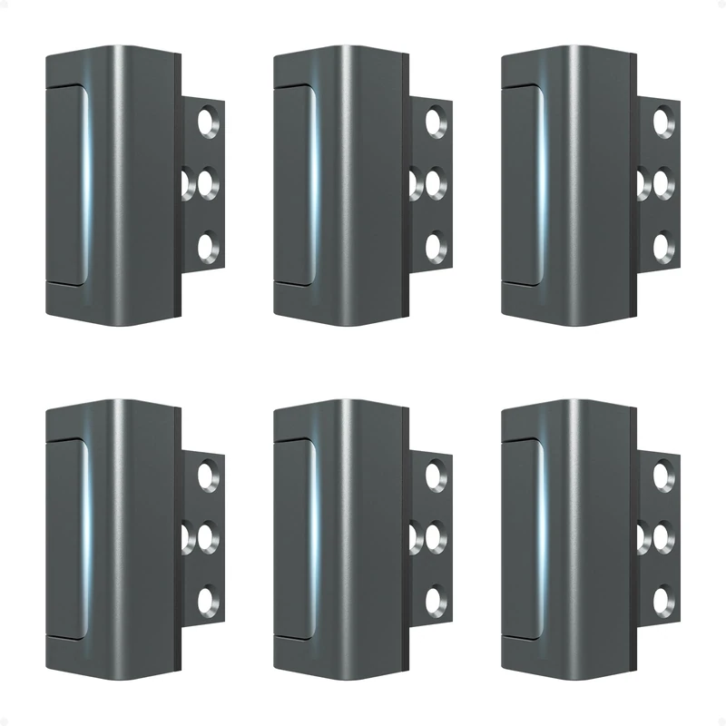 Door Reinforcement Lock, Home Security Door Lock Withstands 800 lbs, Childproof Top Door Lock Latch for Toddlers Safety, Inside Night Defender for Inward Swinging Doors