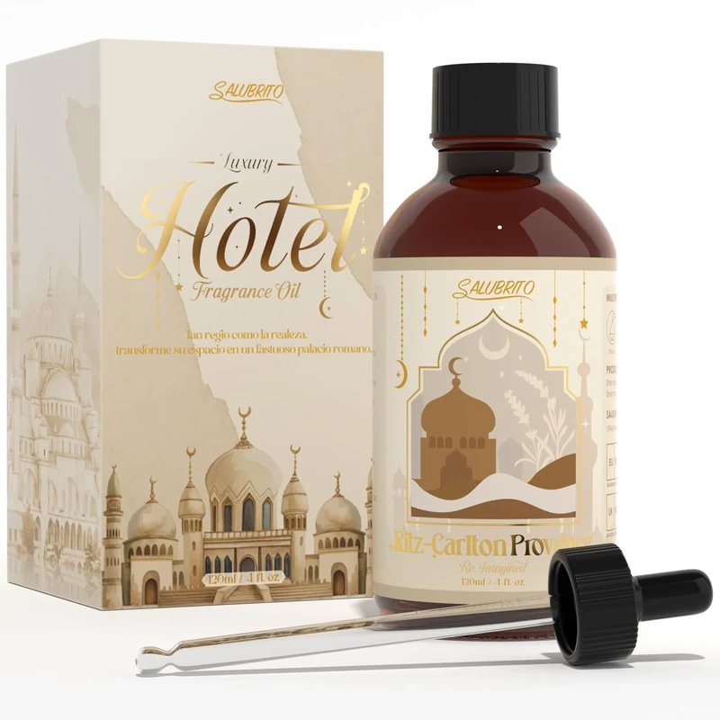 SALUBRITO Hotel Essential Oil, Ritz Carlton Provence Fragrance Oil, 120ml, Pure & Natural, Premium Scented Oil for Diffuser, Home, Candle, Soap Making, Aromatherapy Oil Gift for Men & Women
