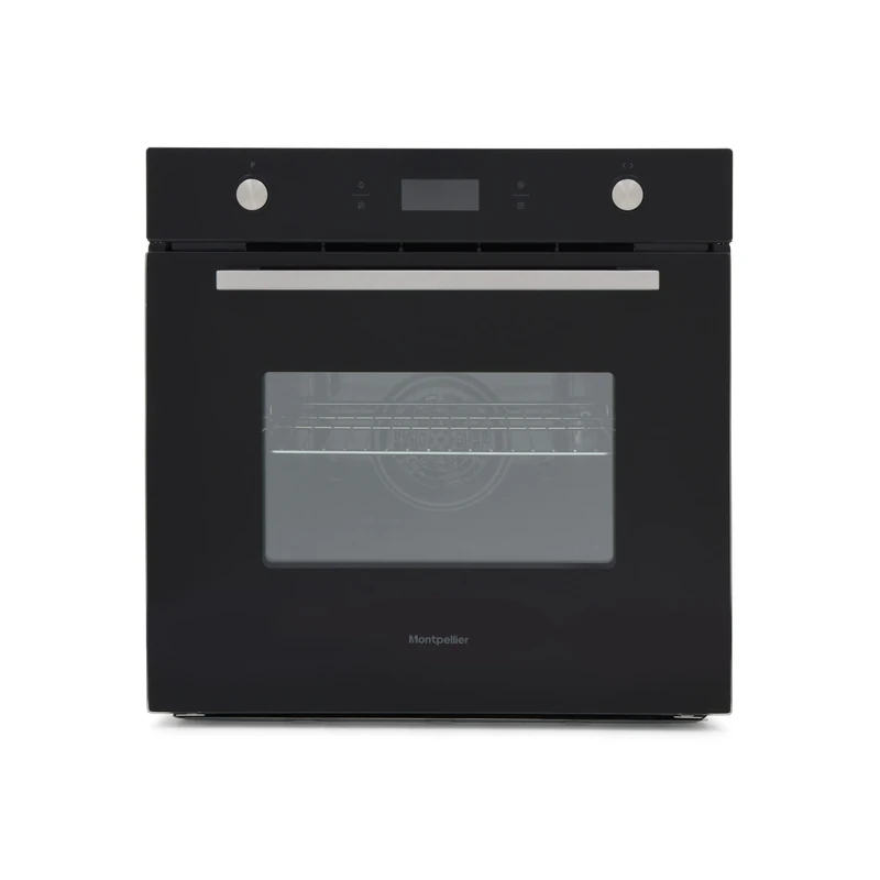 SFO74B Built-in Single Electric Oven – 70L Capacity, Black, Multifunction, LED Timer, Rotary Controls, Grill Function, Energy Efficient, Modern Integrated Kitchen Appliance