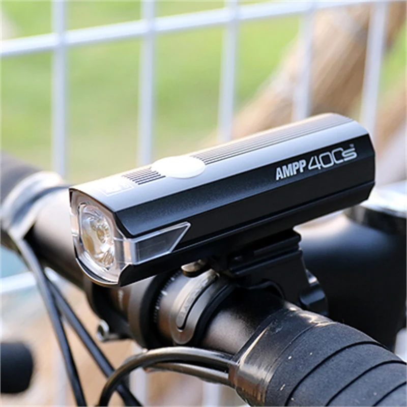 CatEye AMPP 400S & Nano 60 Bike Light Set – USB Rechargeable LED Front & Rear Bicycle Lights for Road, Commuter, Urban Cycling – Easy Mount, Compact & Lightweight