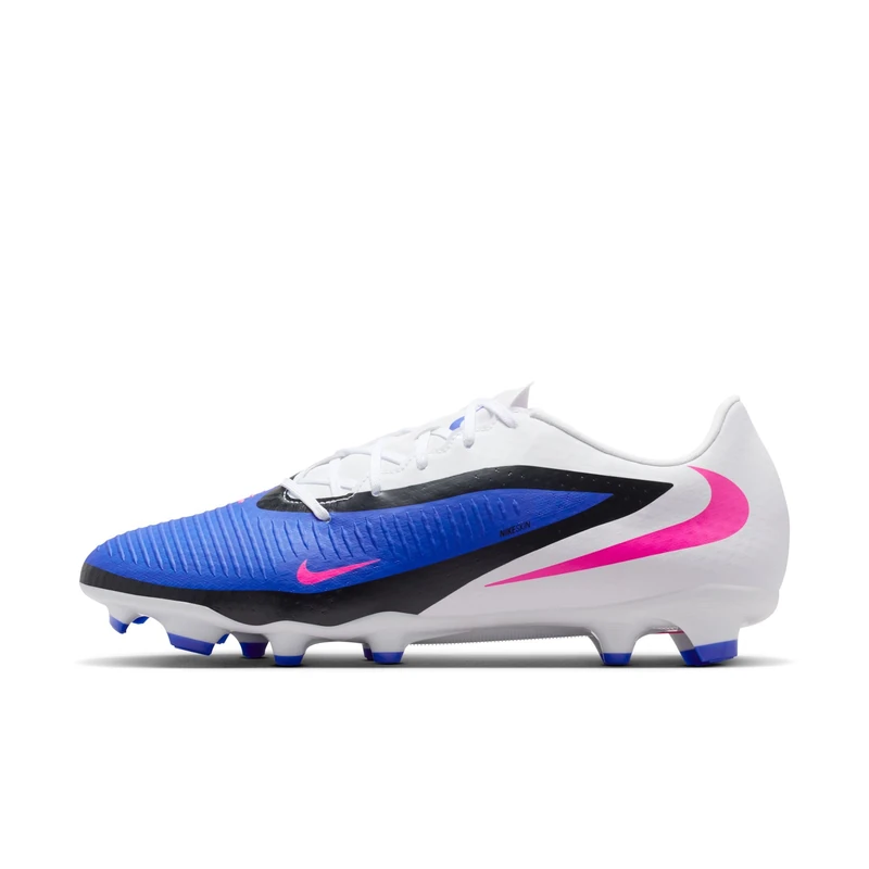 Nike Men's Phantom 6 Low Acad FG/MG Football Shoes, Racer Blue/Pink Blast/White, 11