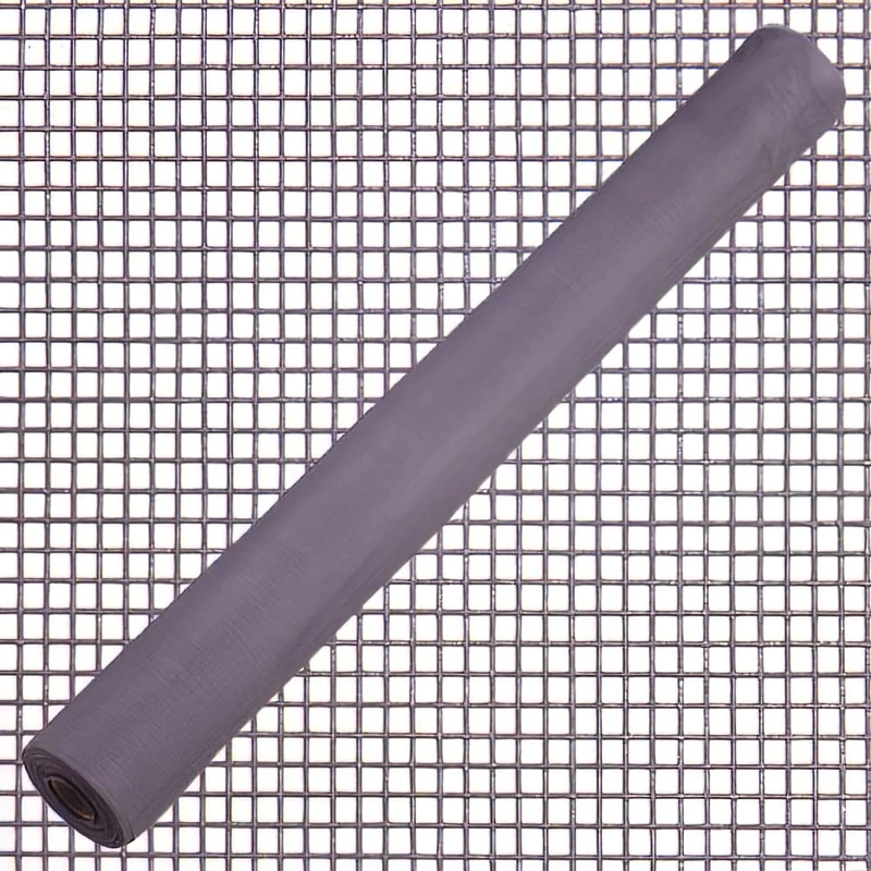 PRENDELUZ Mosquito Net – Fibreglass Grey, 18 x 16 Threads, Roll of 50 Metres, Ideal for Windows and Doors, Strong and Durable.