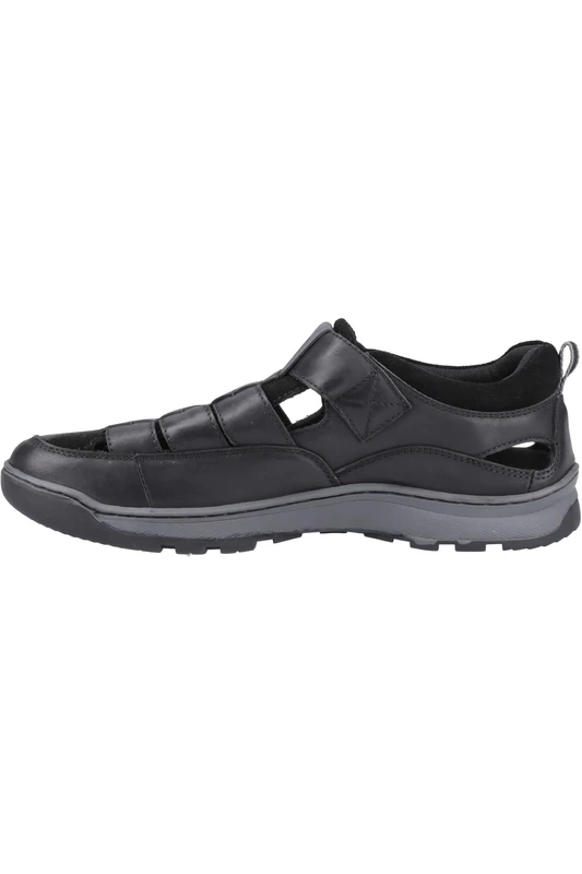 Hush Puppies Male Rucker Fisherman, Black, 14