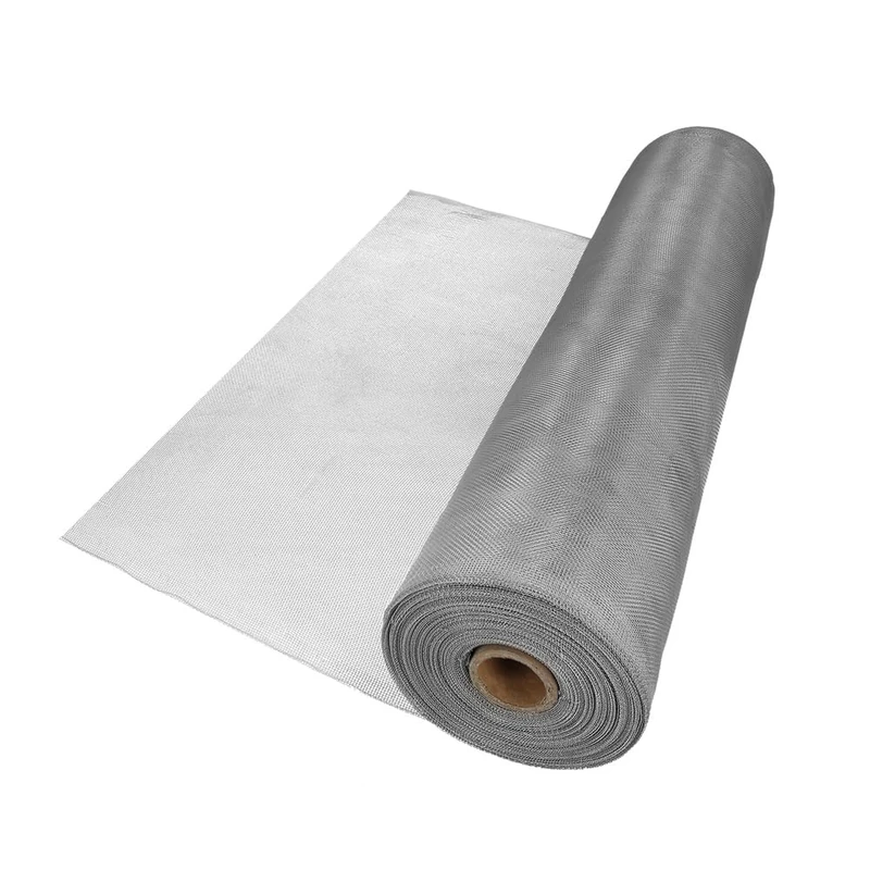 Mosquito Net – Aluminium Mesh 18 x 14, Width 60 cm, Roll of 30 Metres, Ideal for Protection Against Mosquitoes and Flies.