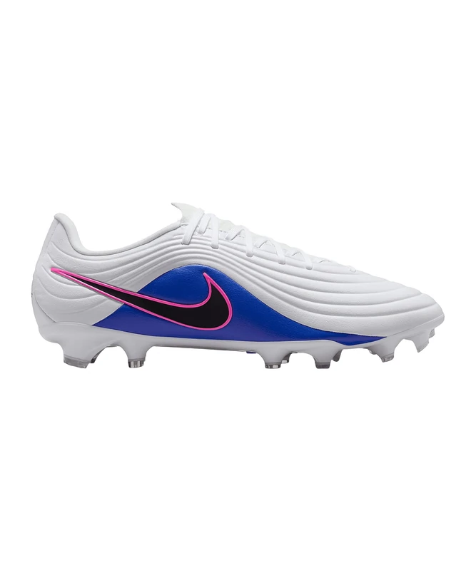 Nike Men's Tiempo Maestro Academy FG/MG Football Shoes, White/Black/Racer Blue/Pink Bl, 8