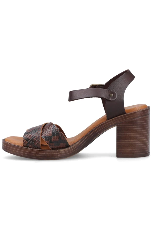 Hush Puppies Women's Georgia Heeled Sandal 2, Chocolate, 4 UK