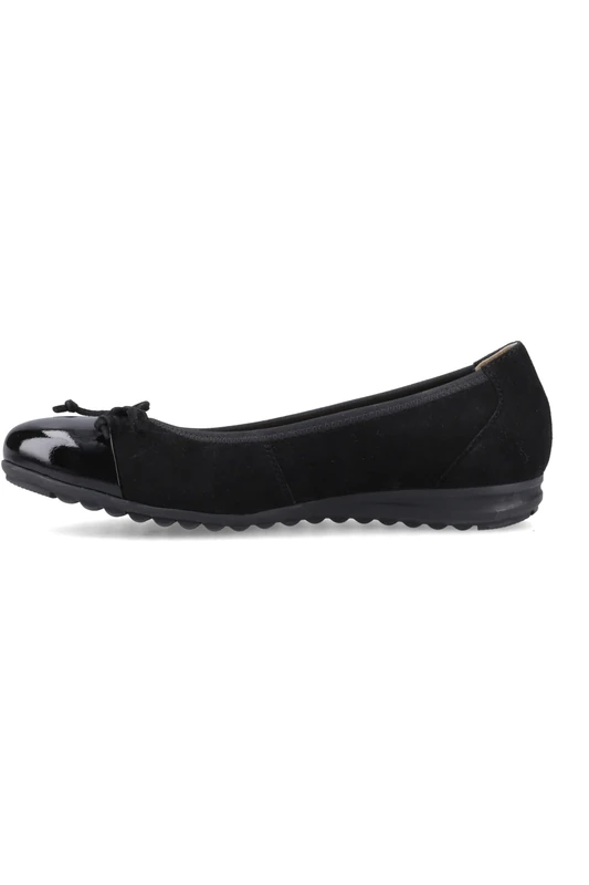 Hush Puppies Female Laurie Toe Cap Ballerina, Black, 8