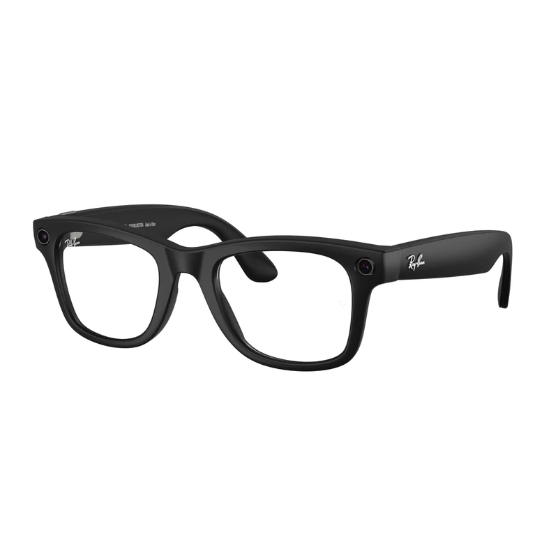 Ray-Ban Meta (Gen 2), Wayfarer Large, Matte Black, Clear Lenses