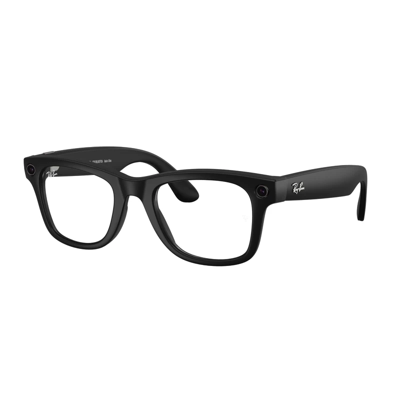 Ray-Ban Meta (Gen 2), Wayfarer, Matte Black, Clear Lenses