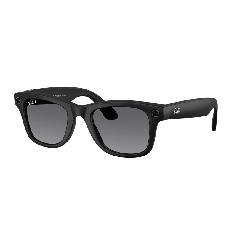 Ray-Ban Meta (Gen 2), Wayfarer Large, Matte Black, Polar Gradient Graphite Lenses