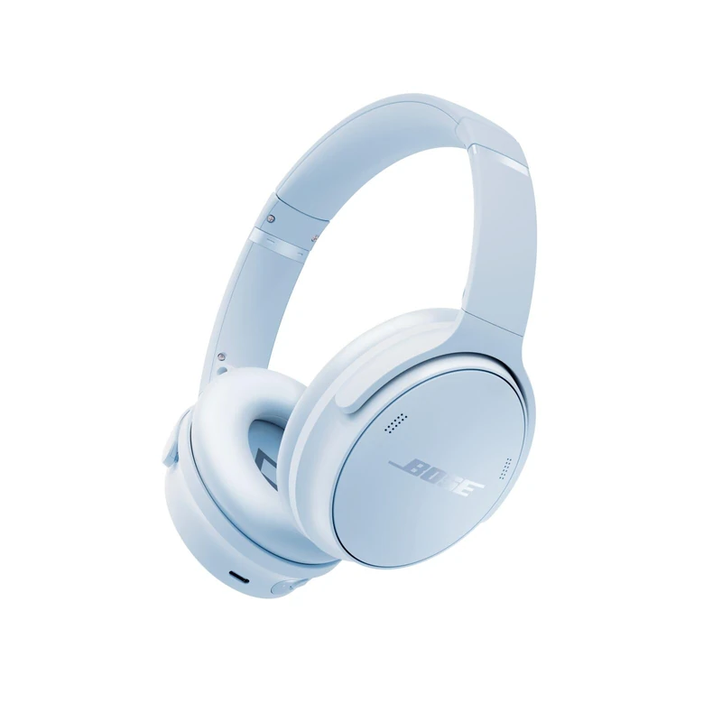 Bose QuietComfort Wireless Noise Cancelling Headphones, Bluetooth Over Ear Headphones with Up To 24 Hours of Battery Life, Ice Blue - Limited Edition
