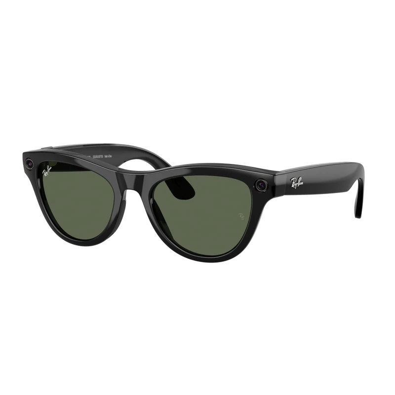 Ray-Ban Meta (Gen 2), Skyler, Shiny Black, G15 Green Lenses