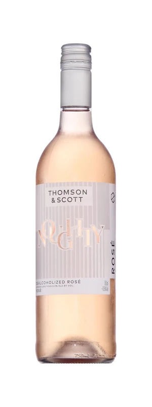 Thomson & Scott Rosé Alcohol Free Wine | Low Sulphate No Alcohol Wine | Finest Non Alcoholic Wines | Provence Style Rose Wine from South Africa 750ml