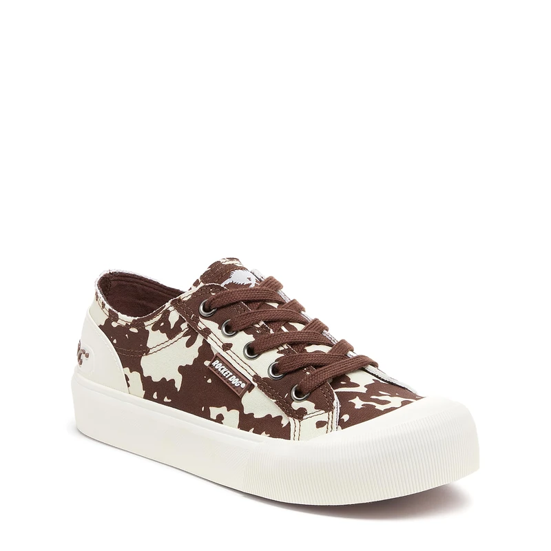 Rocket Dog Women's Jazzin Plus Sneaker, Brown, 7 UK