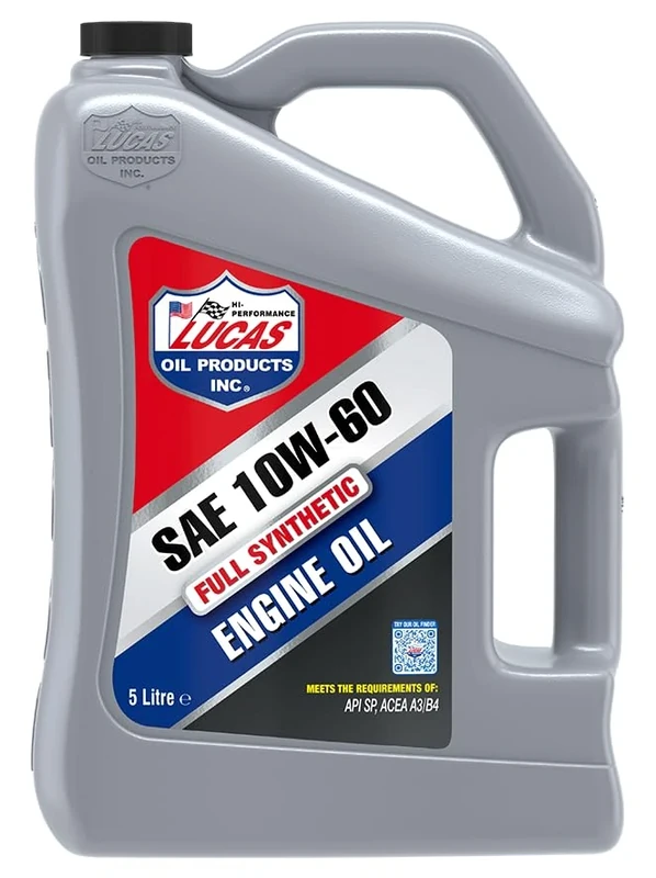 Lucas Oil Synthetic 10W-60 Engine Oil - 5 Litre