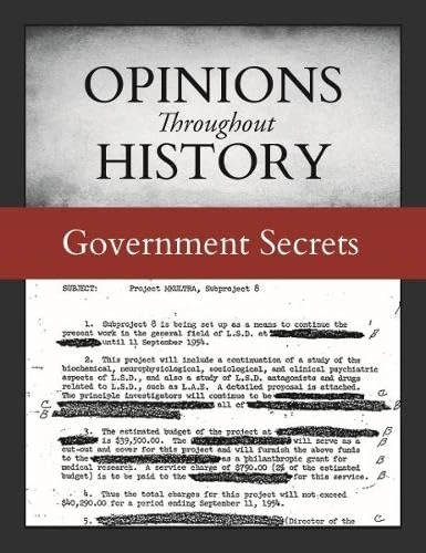 Opinions Throughout History: Government Secrets - Grey House