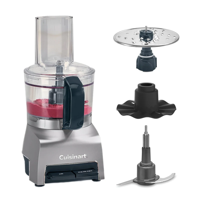 Cuisinart FlexPrep® 1.1L Food Processor | All-in-One: Chop, Shred, Purée, Whip | Stainless Steel Blade, Reversible Shredding Disc & Whipping Blade | BladeLock™ System | One-Touch Operation and Pulse