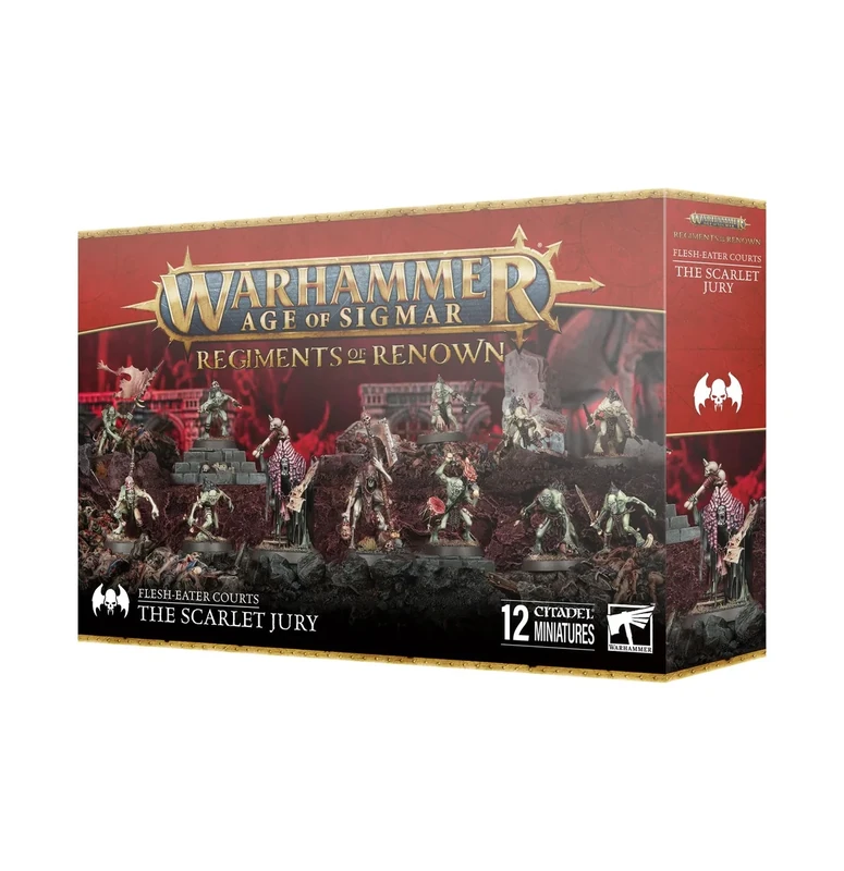 Games Workshop - Warhammer - Age of Sigmar - Flesh Eater Courts: Regiments of Renown - The Scarlet Jury - Image 1