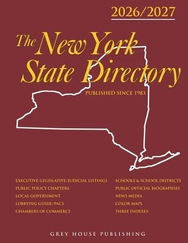 New York State Directory, 2026/27 - Grey House Publishing