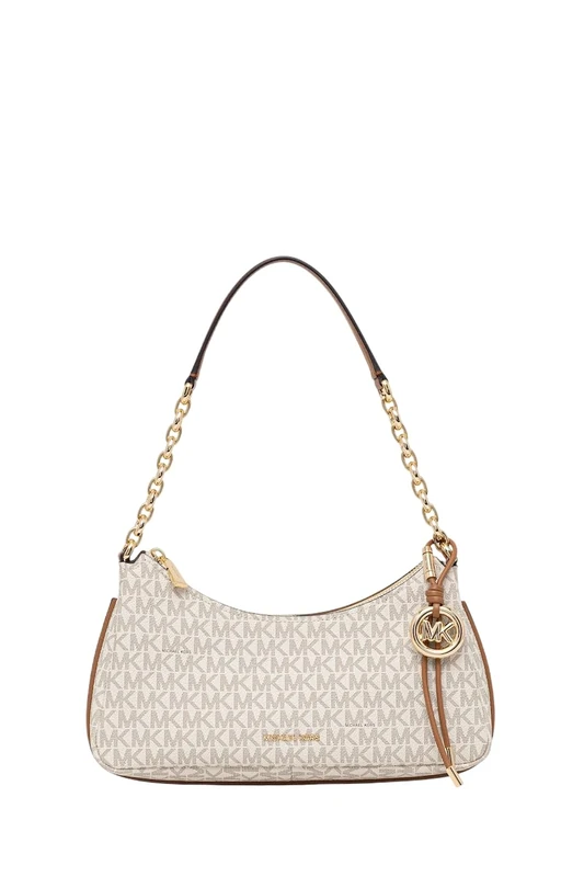 Michael Kors NOLITA Medium clutch bag with logo and chain