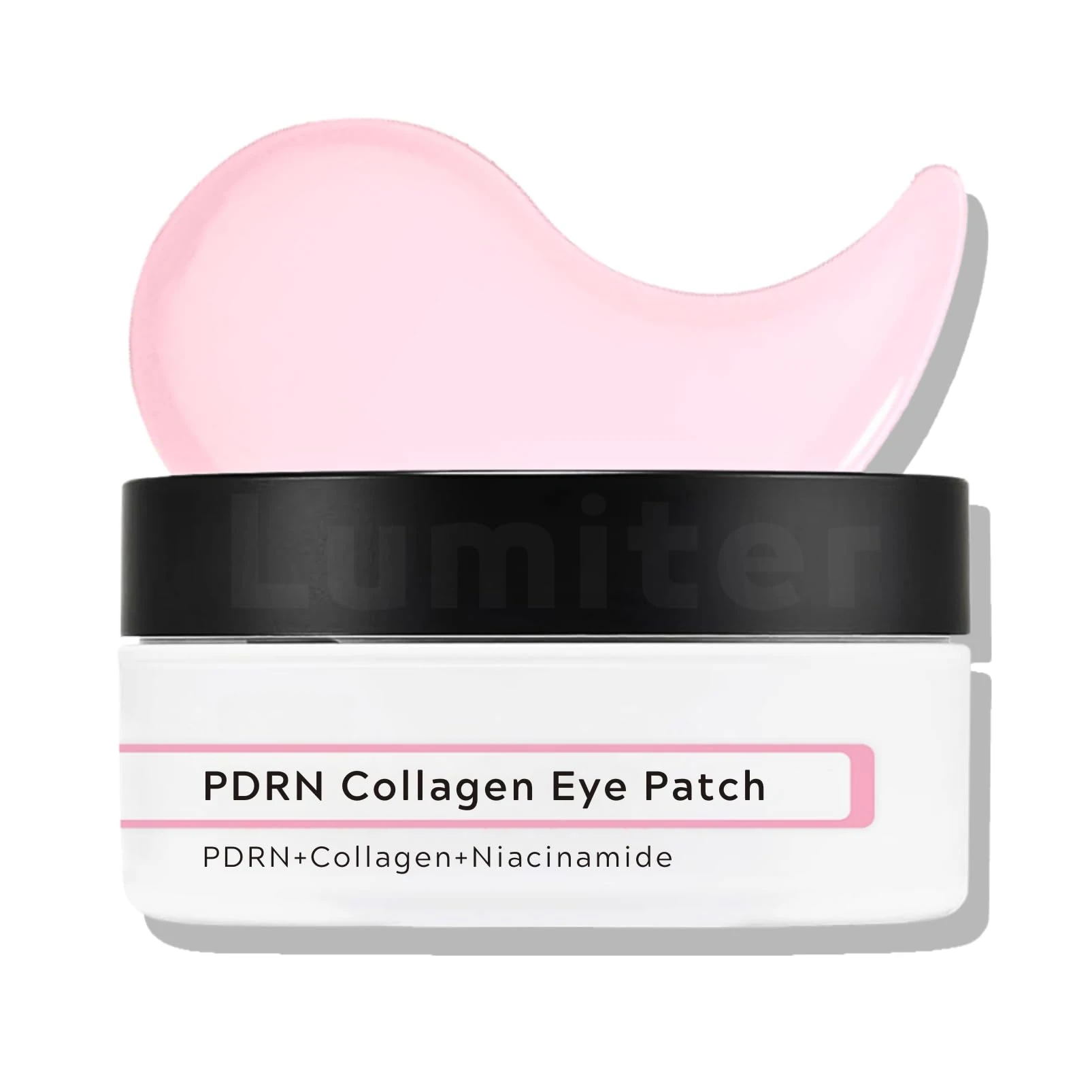 PDRN Collagen Eye Patches, Under Eye Masks for Puffy Eyes, Dark Circles, Wrinkles, Eye Bags Removal, Under Eye Gel Patches, Niacinamide & Collagen, Revitalizing Eye Care, 60 Pcs