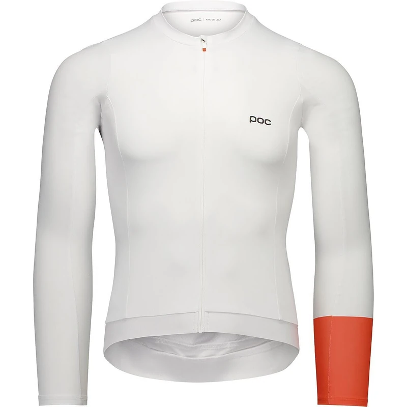 POC Cadence L/S Jersey Men's – road cycling jersey for road cycling with all-day comfort, quick-drying fabric, three rear pockets plus zipped pocket, YKK Vislon zip - Image 1