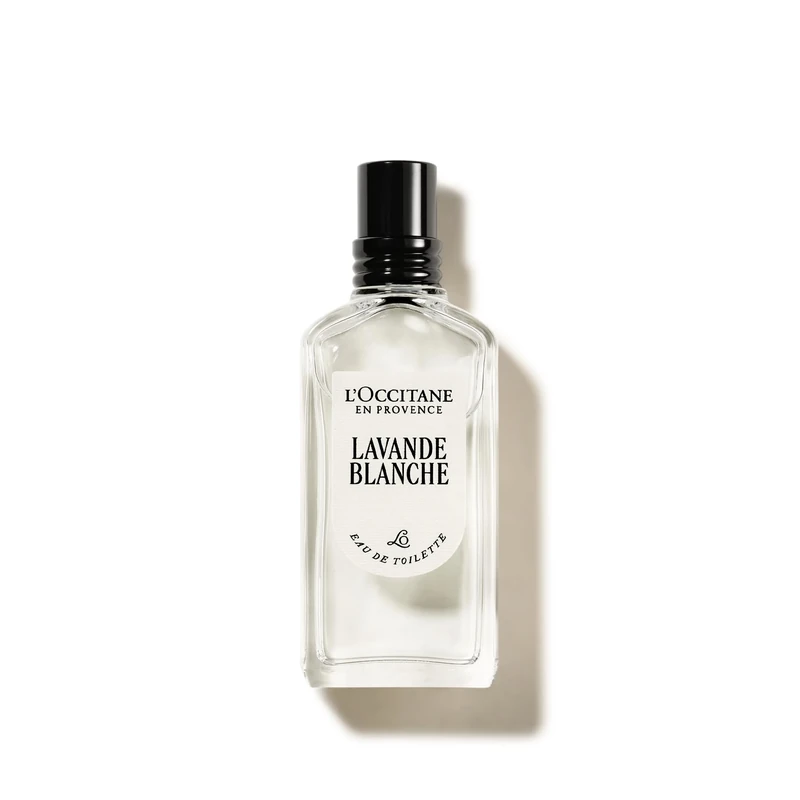 L'OCCITANE Lavande Blanche (White Lavender) Eau de Toilette 50ml, Calming & Fresh Lavender Perfume, Premium & Clean Fragrance