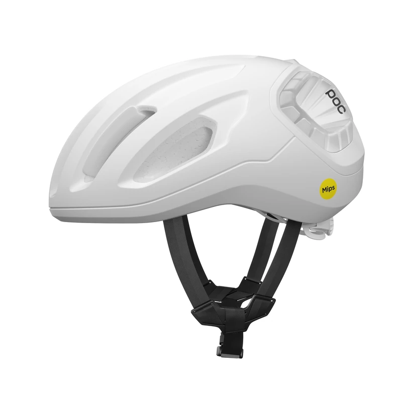 POC Amidal – Aerodynamic Road Cycling Helmet with MIPS Air Node, Reinforced Rear Zones, 360° Fit System and Knog Light Compatibility for Safety and Visibility