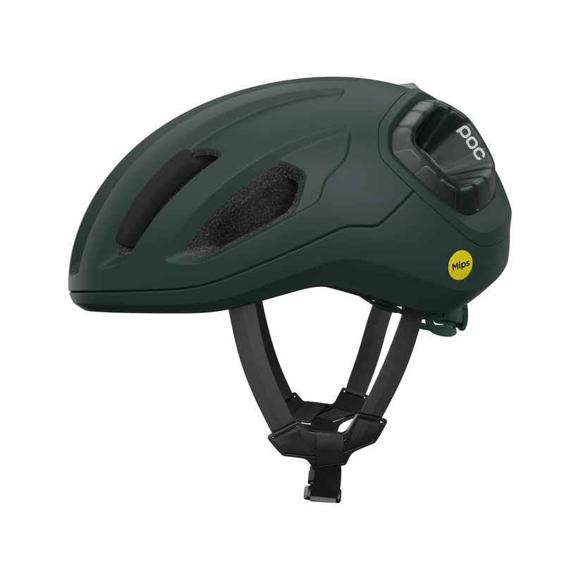 POC Amidal – Aerodynamic Road Cycling Helmet with MIPS Air Node, Reinforced Rear Zones, 360° Fit System and Knog Light Compatibility for Safety and Visibility
