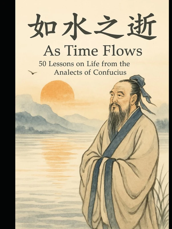 As Time Flows: 50 Lessons on Life from the Analects of Confucius: A Chinese–English Bilingual Guide to the Wisdom of the Analects