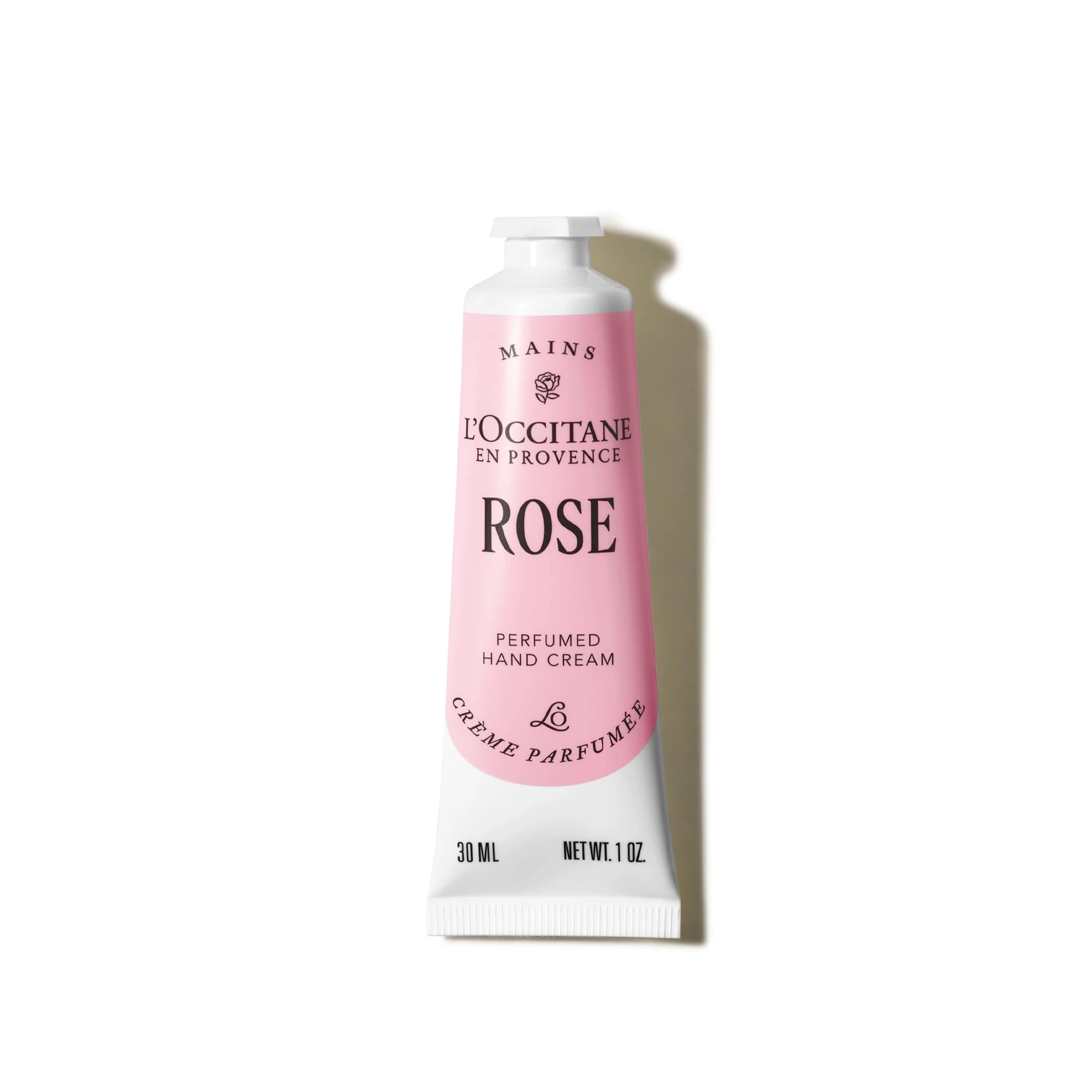 L'OCCITANE Rose Hand Cream 30ml, Nourishing & Hydrating Hand Lotion with Romantic Floral Scent, Premium & Clean Beauty for All Skin Types