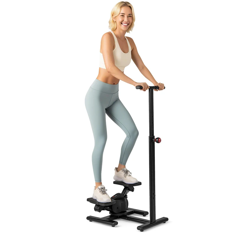 GYMAX Twist Stepper for Exercise at Home, Stair Stepper