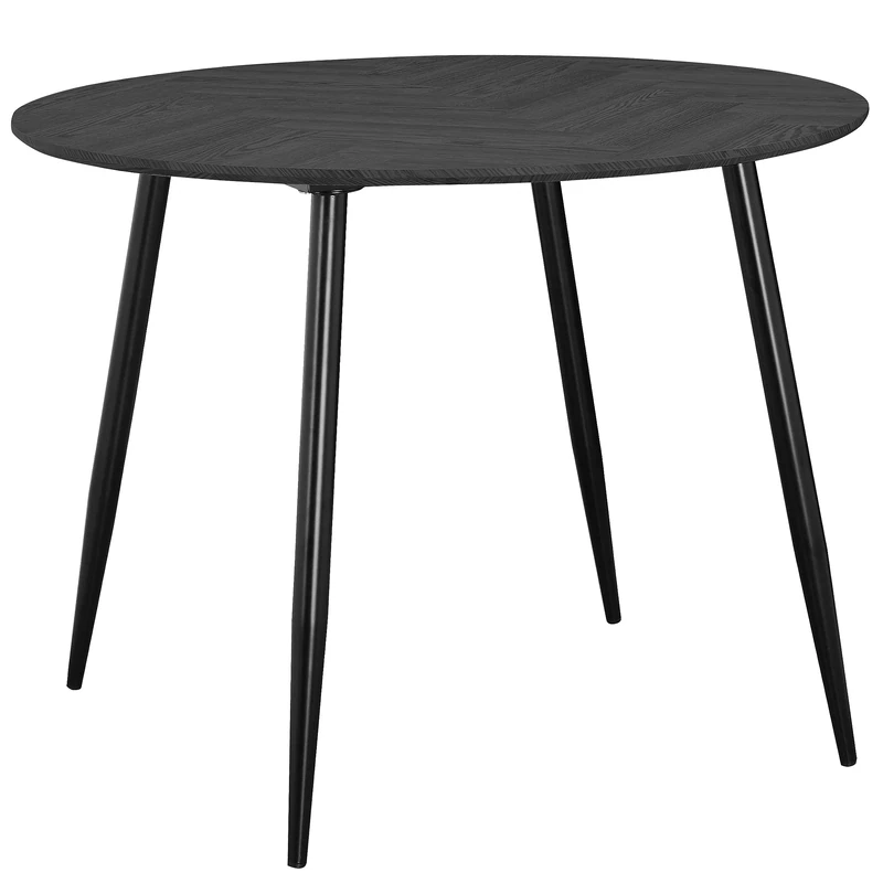 Monza Table 100 Fishbone GreyoakBlack