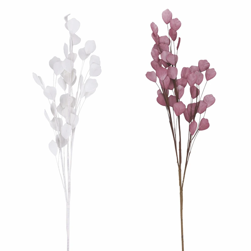 Set of 16 Branches with Artificial Leaflets in Plastic (PE) h. 117 cm, Sibyl - Image 1