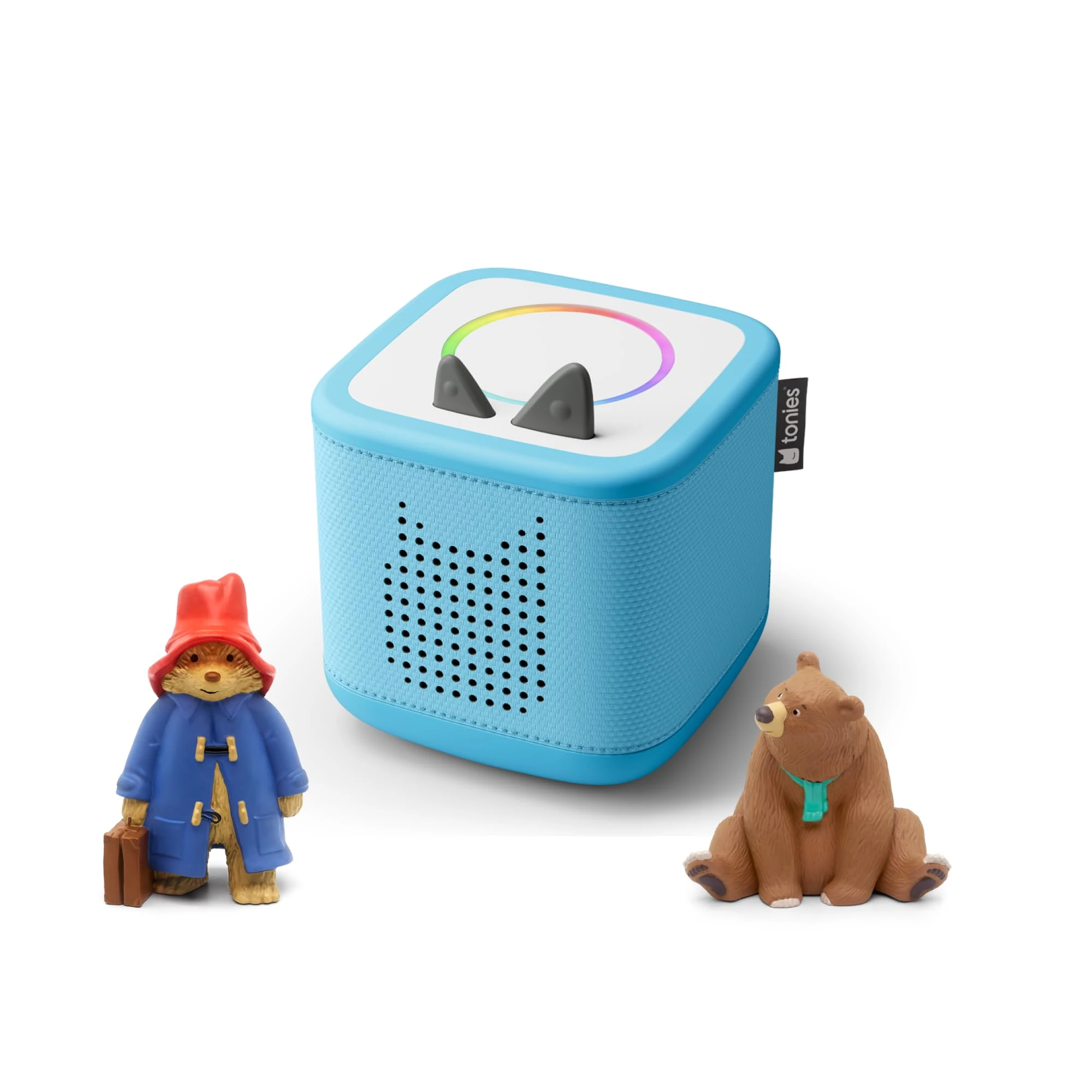 tonies Toniebox 2 Bundle Incl. 2 Tonies: We’re Going on a Bear Hunt, Paddington Bear, Sky Blue
