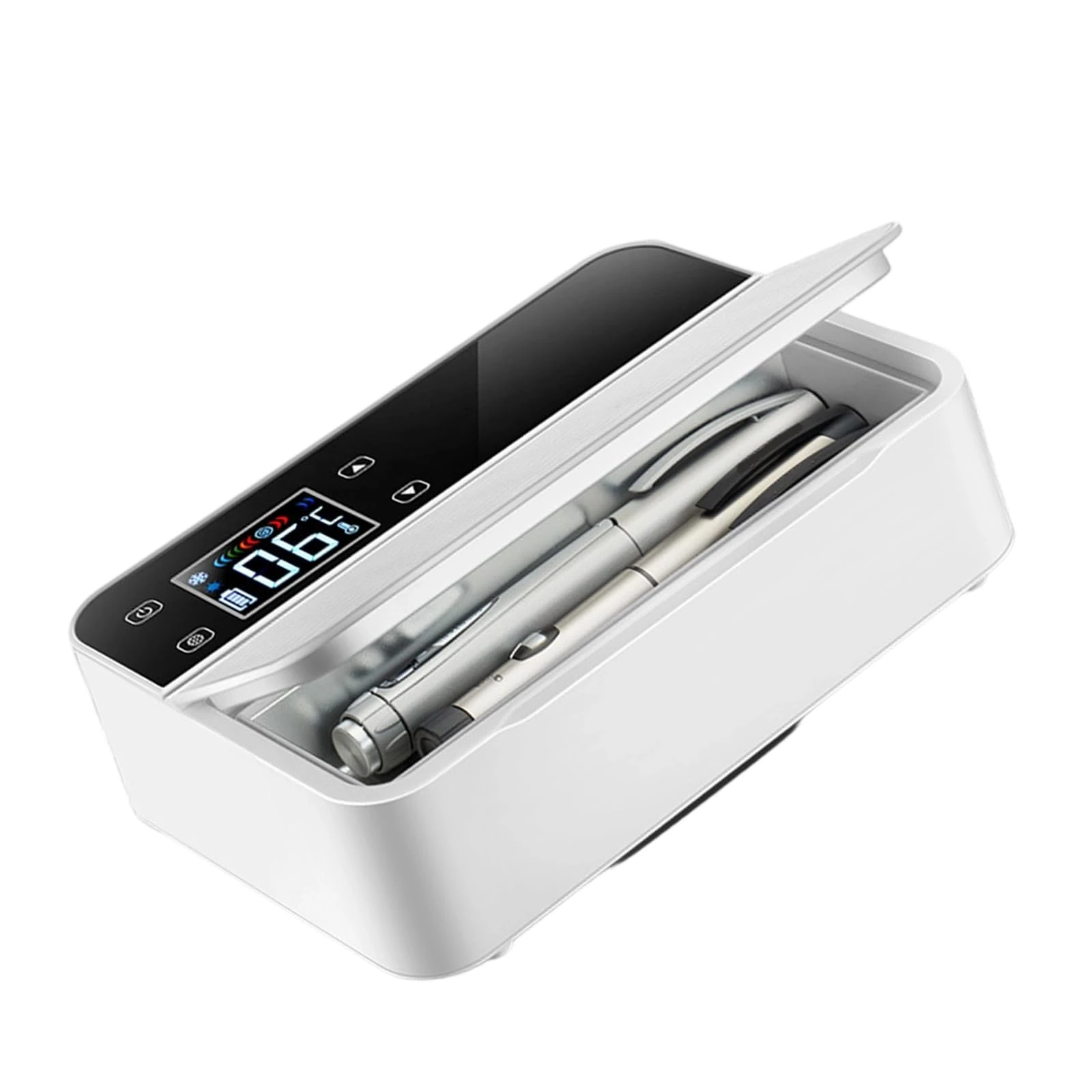 BRABOSTON Compact Hormones Cooling Box With Touchscreens Control Small Medicine Refrigerator Upgrades For Storage Travel Car Portable Cooling Refrigerator