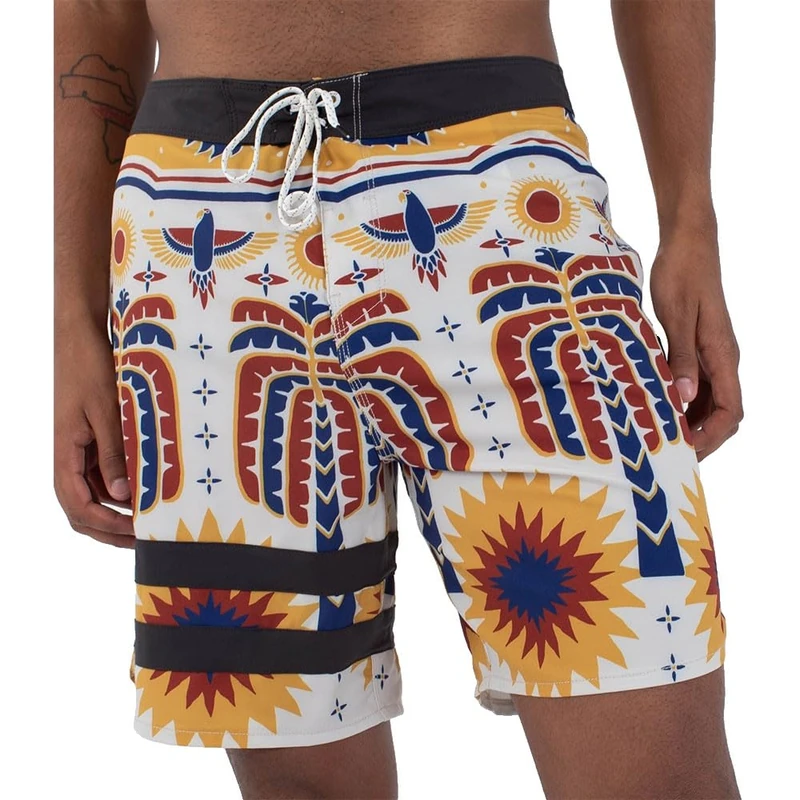 Boardshort Men - Phantom Block Party 18', Bone 3, 36