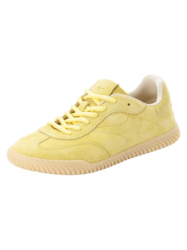 Tamaris Women Sneaker Low Leather yellow 8 UK - Image 1