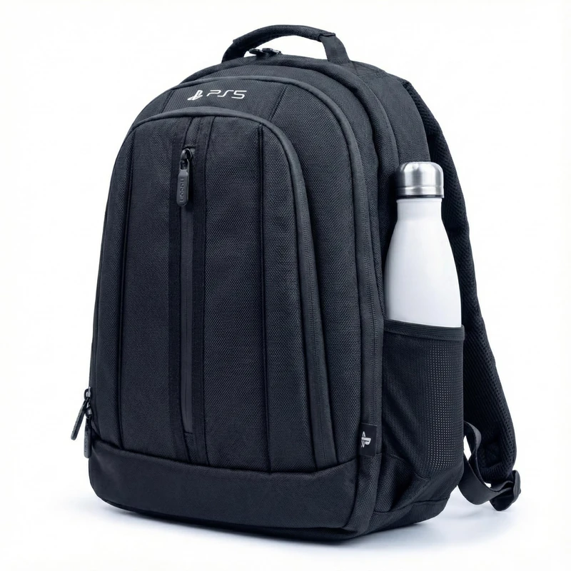 Nacon Sony-licensed backpack for transporting and protecting the PS5 console.
