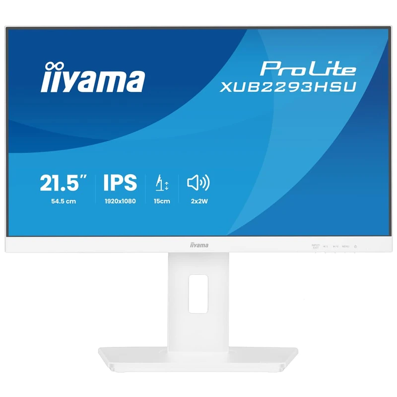 iiyama XUB2293HSU-W7 21.5 inch IPS Slim Bezel, 100Hz, 1ms, Full HD 1920x1080, HDMI/DP/USB, TCO Certified, Height Adjustable Stand - Image 1