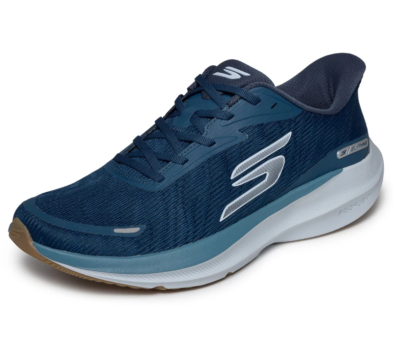 Skechers Men's Slip-Ins: Aero Pulse Running Shoe, Navy, 6 UK