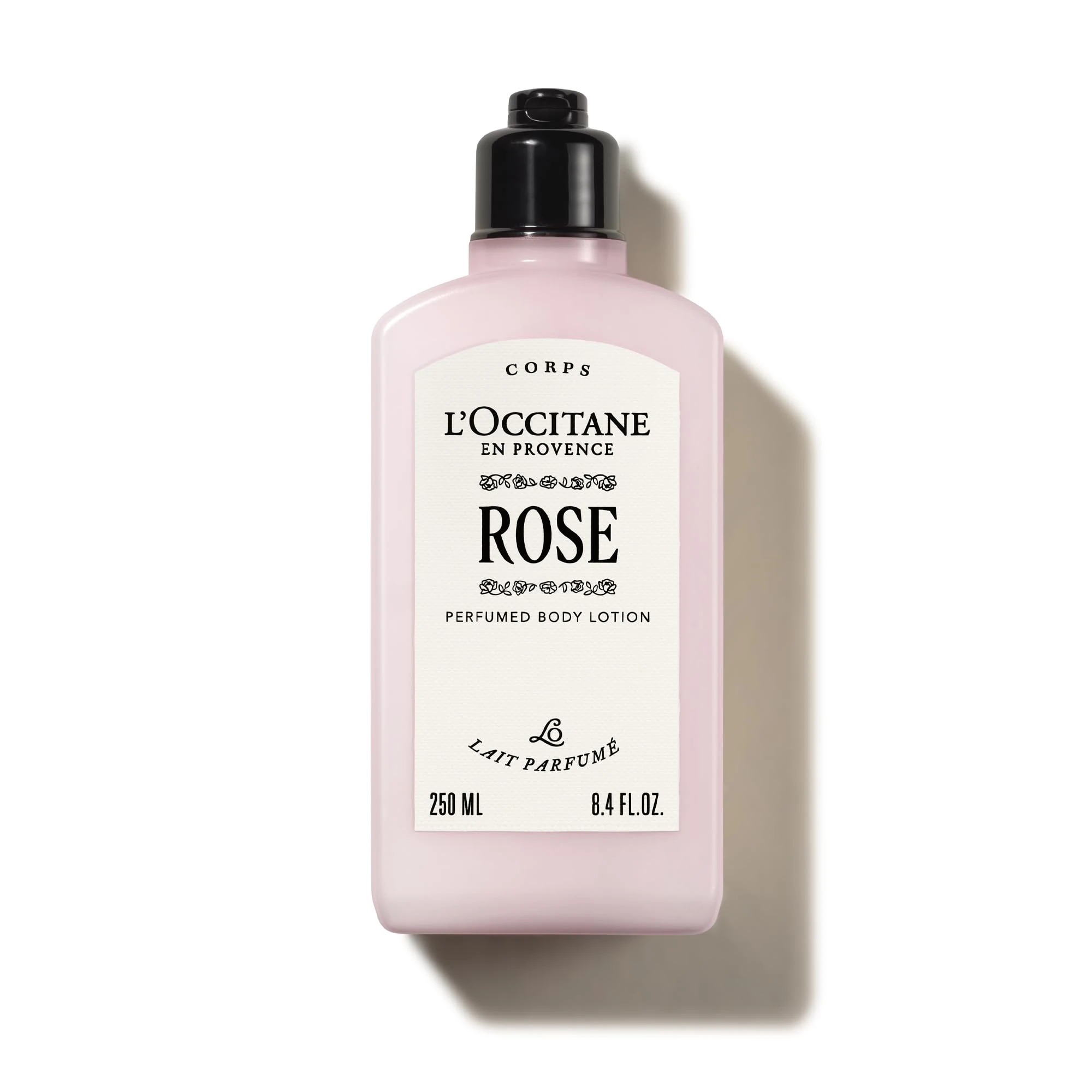 L'OCCITANE Rose Body Lotion 250ml, Nourishing & Hydrating Lotion with Romantic Floral Scent, Premium & Clean Beauty for All Skin Types