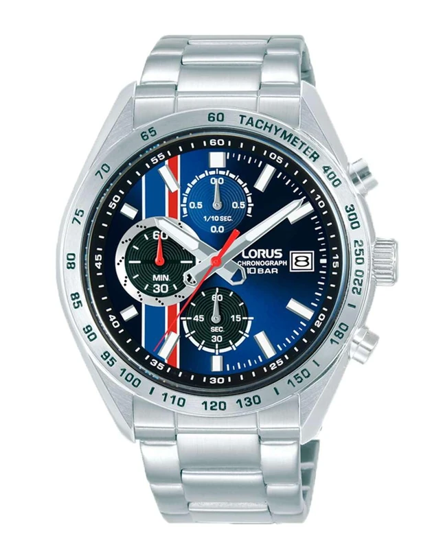 LORUS RM393JX9 Men's Analogue Watch with Stainless Steel Strap