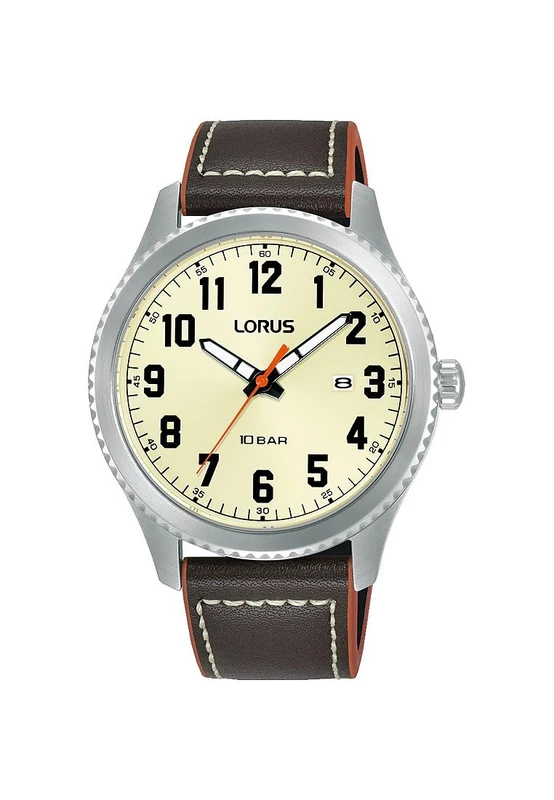 LORUS Men's Analogue Watch with Leather Strap RH987RX9