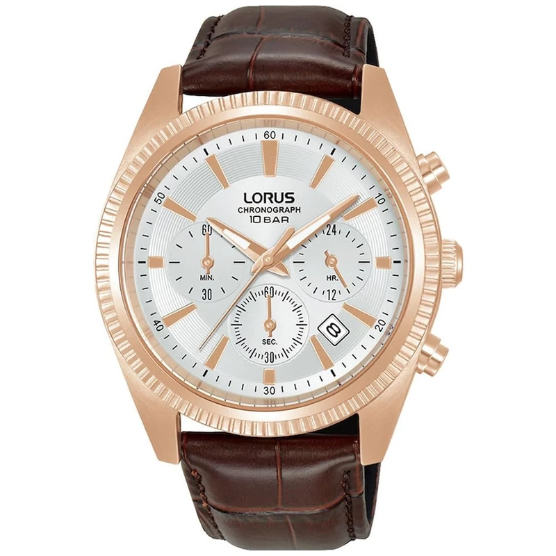 LORUS Men's Analogue Watch with Leather Strap RT304LX9