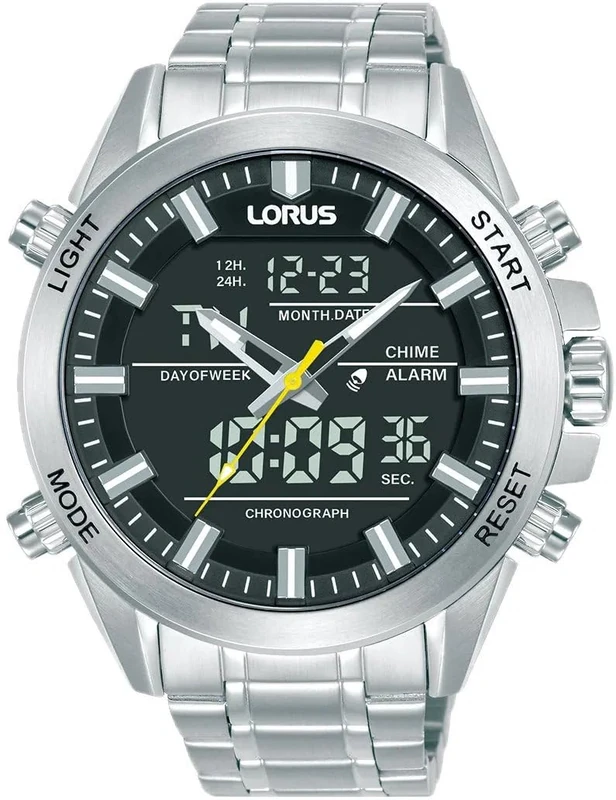 Lorus Men's Quartz Watch with Stainless Steel Case