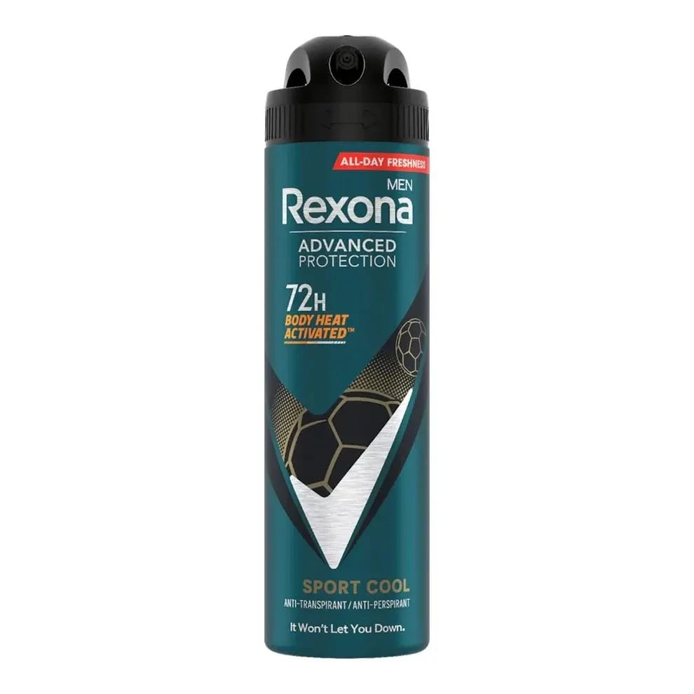 Pack of 6 - Rexona Men Deodorant Spray Advanced Protection - Sport Cool - 150 ml