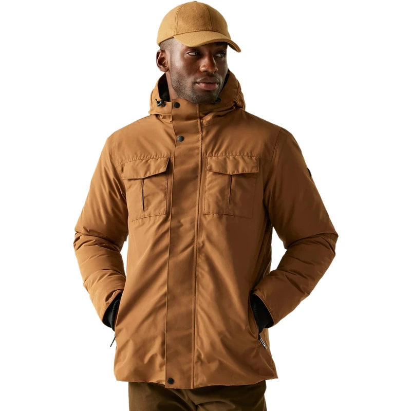 Regatta Mens Eamont Waterproof Jacket Insulated Parka Warm Outdoor Winter Coat