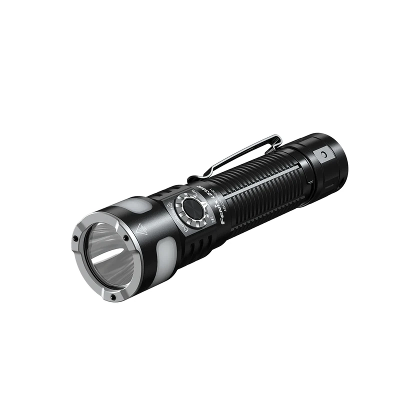 Fenix LD35R Rechargeable Work/Industrial & Outdoor Flashlight | 1800 Lumen | 337m | 101+ Hrs Max | White Spotlight | White/Blue/Red Side Illumination | Toggle Switch | IP68