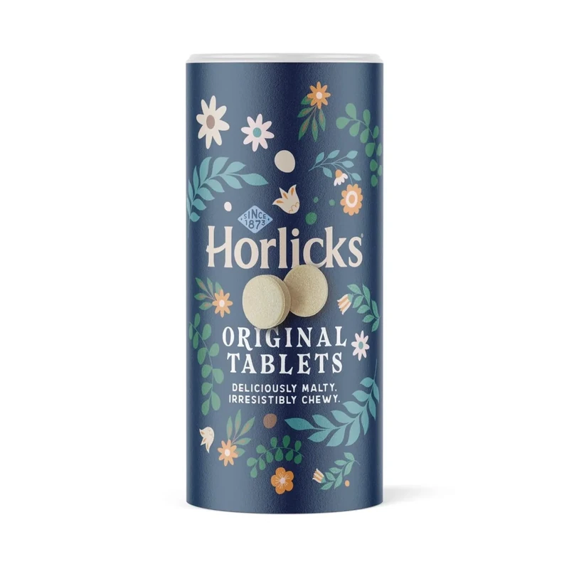 Horlicks Original Tablets - Deliciously Malty, Irresistibly Chewy – Retro Sweets Box (Pack of 3 (60 Tablets))